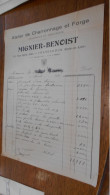 CHATEAUDUN MIGNIER  BENOIST  ATELIER DE CHARRONNAGE ET FORGE - 1900 – 1949