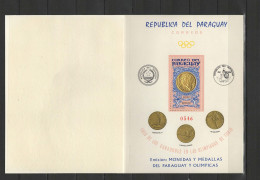 Paraguay 1965 Olympic Games Tokyo, Medals S/s Type II In Booklet MNH -scarce- - Verano 1964: Tokio
