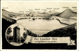 CPA Maria Laach Glees Eifel Rheinland Pfalz, Laacher See, Lydiaturm - Other & Unclassified