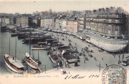 MARSEILLE LE QUAI DU PORT 1906 - Ohne Zuordnung