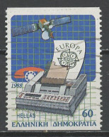 Grèce - Griechenland - Greece 1988 Y&T N°1667 - Michel N°1685C (o) - 60d EUROPA - Gebraucht