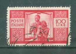 ITALIE - N°503 Oblitéré - Série Courante. Democratica. - 1946-60: Used