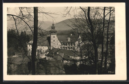 AK Bad Gross-Ullersdorf /Sudetenland, Schloss Aus Der Vogelschau  - Tsjechië