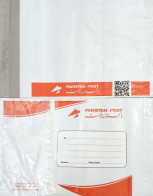 Pakistan : Postal Stationary Pak Post Plastic Envelope  "Limited Edition" Two Different Size " M & L " - Pakistan