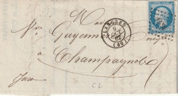 P C 1639   LANGRES   ( 50 )    POUR  CHAMPAGNOLES  JURA - 1849-1876: Klassik