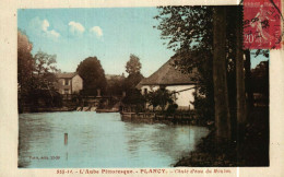 CPA Colorisée (10)   PLANCY   Chute D'Eau Du Moulin - Other & Unclassified