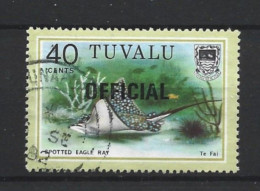 Tuvalu 1981 Fish Official Overprint  Y.T. T 13 (0) - Tuvalu