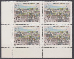 1964 , Internationale Briefmarkenausstellung WIPA 1965 , Wien ( Mi.Nr.: 1171 ) (3) 4-er Block Postfrisch ** - Nuevos