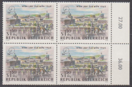 1964 , Internationale Briefmarkenausstellung WIPA 1965 , Wien ( Mi.Nr.: 1171 ) (5) 4-er Block Postfrisch ** - Unused Stamps