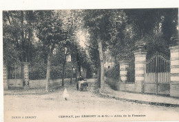 95 // CERNAY  Par ERMONT   Allée De La Fontaine   EDIT DAMAS - Sonstige & Ohne Zuordnung