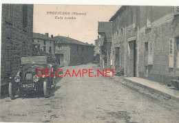 69 // PROPIERES   Café AUDIN  / AUTOMOBILE - Autres & Non Classés