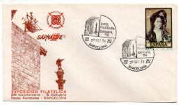 Carta Con Matasellos Commemorativo  Barnafil De 1978 - Storia Postale