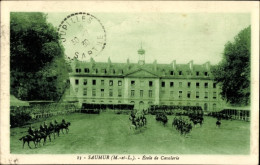 CPA Saumur Maine Et Loire, Ecole De Cavalerie - Sonstige & Ohne Zuordnung