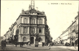 CPA Saumur Maine Et Loire, Hotel Des Postes, Rue Balzac, Rue D'Orleans - Other & Unclassified