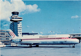 Postkarte MARTINAIR Holland - Douglas DC-9-33RC (airline Issue) - Damaged - 1946-....: Modern Era