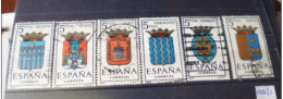 ESPAGNE YVERT N°1326.1331 - Used Stamps