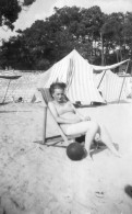 Photographie Vintage Photo Snapshot Pin-up Maillot Bain Bikini Sexy Transat  - Plaatsen