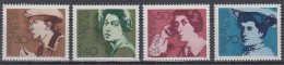 Deutschland Mi.Nr.826-829 - Bedeutende Deutsche Frauen - Schriftstellerinnen - Unused Stamps