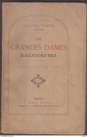 C1  Vento LES GRANDES DAMES D AUJOURD HUI 1886 EO Illustre SAINT ELME GAUTIER - 1801-1900