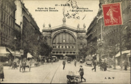 CPA Paris X Gare Du Nord, Boulevard Denain - Andere & Zonder Classificatie