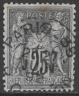 Lot N°118 N°97,oblitéré Cachet à Date PARIS_35 R.CAMBON - 1876-1898 Sage (Type II)