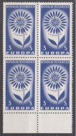 1964 , EUROPAMARKE 1964 ( Mi.Nr.: 1173 ) (6) 4-er Block Postfrisch ** - Ungebraucht