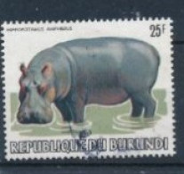 BURUNDI HIPPO. COB 884 USED - Gebruikt