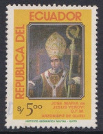 José Maria Yerovi, 165th Birth Anniversary - 1984 - MNH - Ecuador