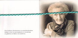 Godelieve Noyez-Marico, Langemark 1913, 2015. Honderdjarige. Foto - Overlijden