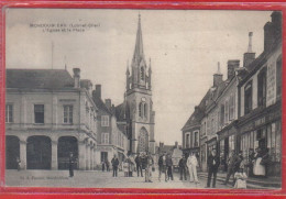 Carte Postale 41. Mondoubleau  La Lace Et L'église   Très Beau Plan - Otros & Sin Clasificación