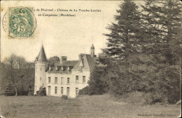 CPA Ploermel Morbihan, Chateau De La Touche-Larcher In Campeneac - Otros & Sin Clasificación