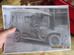 Ancienne Copie De Photo à Sauver  : Ancien Camion Transports Q Quint Vincennes - Transporter & LKW