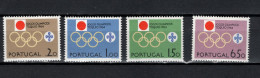 Portgual 1964 Olympic Games Tokyo Set Of 4 MNH - Verano 1964: Tokio