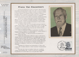 Belgique - CEF N°263 - Frans Van Cauwelaert - 1971-1980