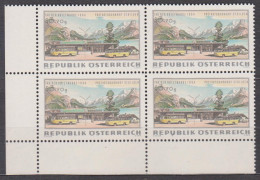 1964 , Tag Der Briefmarke 1964 ( Mi.Nr.: 1176 ) (3) 4-er Block Postfrisch ** - Unused Stamps