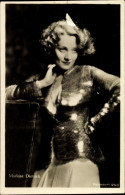 CPA Schauspielerin Und Sängerin Marlene Dietrich, Portrait - Autres & Non Classés
