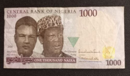 Billet 1000 Naira 2010 Nigeria Afrique - Nigeria