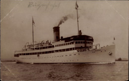 Photo CPA Salonschnelldampfer Rugard, Reederei Braeunlich Stettin, Seebäderschiff - Other & Unclassified