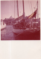 Photographie Vintage Photo Snapshot Marseille Bateau - Barcos