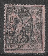 Lot N°121 N°97,oblitéré Cachet à Date PARIS.27 R. St DOMINIQUE - 1876-1898 Sage (Type II)