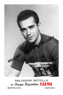 PHOTO CYCLISME REENFORCE GRAND QUALITÉ ( NO CARTE ), SALVADOR BOTELLA TEAM FAEMA 1956 - Wielrennen