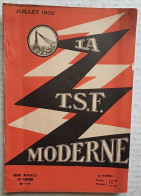 C1 TSF La T.S.F. MODERNE # 144 Juillet 1932 Port Inclus France - 1900 - 1949