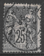 Lot N°122 N°97,oblitéré Cachet à Date PARIS 22 R. DE PROVENCE - 1876-1898 Sage (Tipo II)