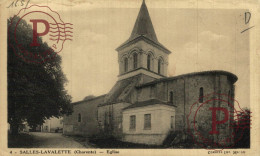 FRANCIA. FRANCE. SALLES LAVALETTE - EGLISE. - Other & Unclassified