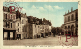 FRANCIA. FRANCE. RUFFEC Place Du Marché - Ruffec