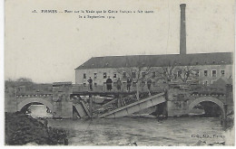 51 - FISMES ( Marne ) -  Pont Sur La Vesle Que Le Genie Francais A Fait Sauter Le 2 Septembre 1914 ( Guerre 14-18 ) - Fismes