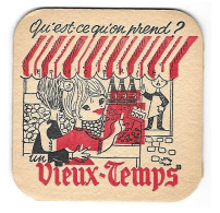 55a Brie. Grade Mont St Guibert  VieuxTemps Qu'est-ce Qu'on Prend - Beer Mats