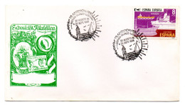 Tarjeta Con Matasellos Commemorativo  Filaestepona De 1988 - Cartas & Documentos
