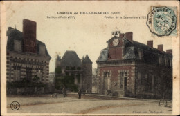 CPA Bellegarde Loiret, Pavillon D'Antin, Pavillon De La Salamandre - Otros & Sin Clasificación