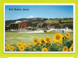 04 COL SAINT JEAN Entre Gap Et Barcelonnette N°958515 Au Milieu Des Tournesols Piscine Court De Tennis VOIR DOS - Barcelonnette